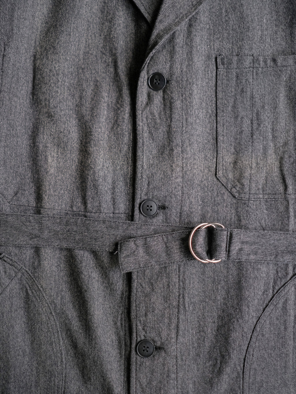 1950’s “VETRA” French Salt & Pepper Atelier Coat / 法國椒鹽工作大衣