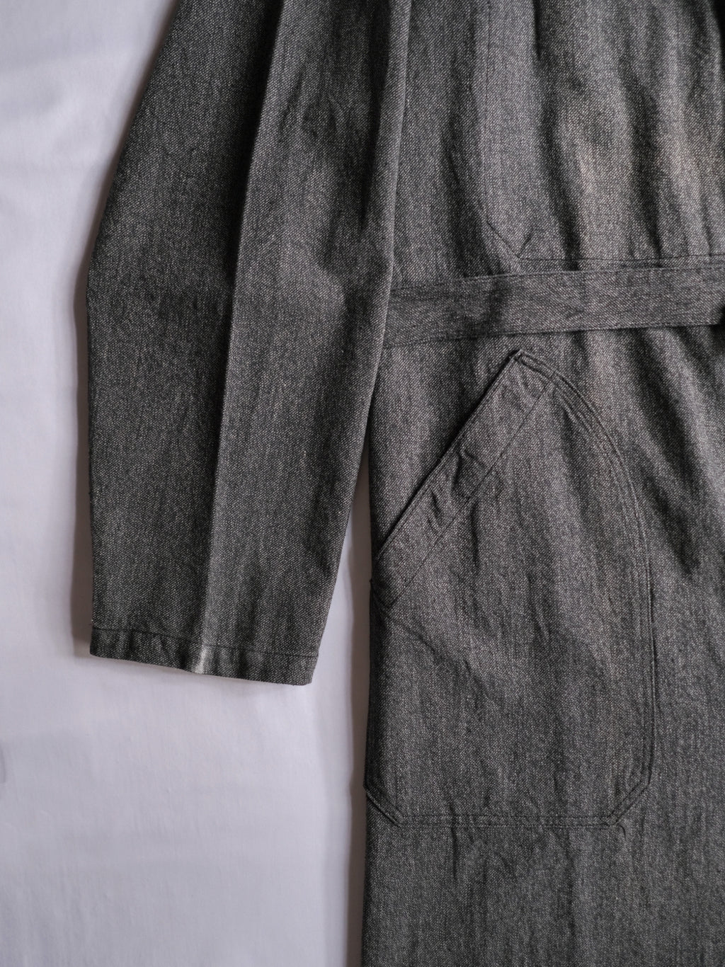 1950’s “VETRA” French Salt & Pepper Atelier Coat / 法國椒鹽工作大衣