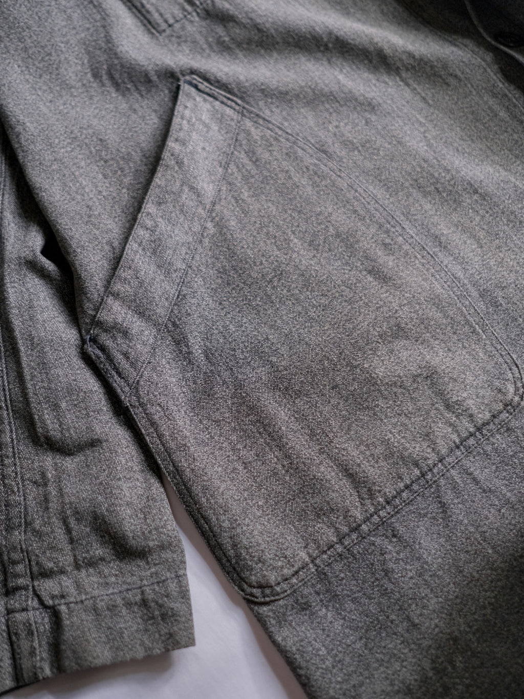 1950’s “HEP” French Salt & Pepper Atelier Coat / 法國椒鹽工作大衣