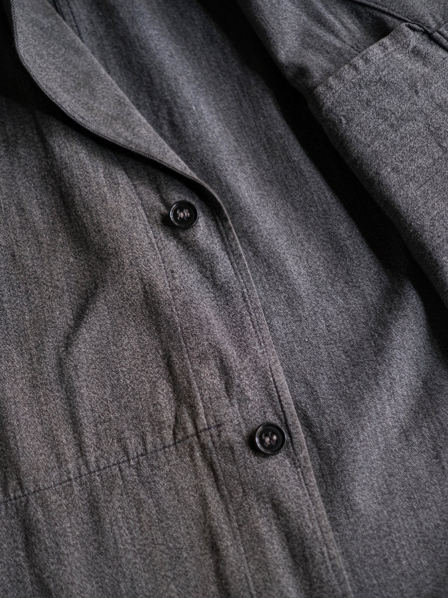 1950’s “HEP” French Salt & Pepper Atelier Coat / 法國椒鹽工作大衣