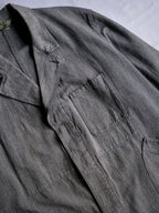1950’s “HEP” French Salt & Pepper Atelier Coat / 法國椒鹽工作大衣