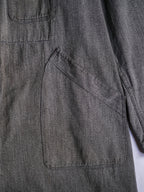 1950’s “HEP” French Salt & Pepper Atelier Coat / 法國椒鹽工作大衣