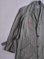 1940’s “LE LAPIN VERT” French Salt & Pepper Atelier Coat / 法國椒鹽工作大衣