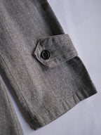 1940’s French Salt & Pepper Atelier Coat / 法國椒鹽工作大衣