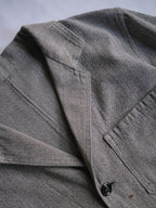 1940’s French Salt & Pepper Atelier Coat / 法國椒鹽工作大衣