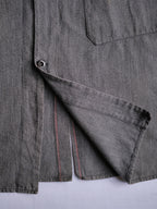 1940’s French Salt & Pepper Atelier Coat / 法國椒鹽工作大衣