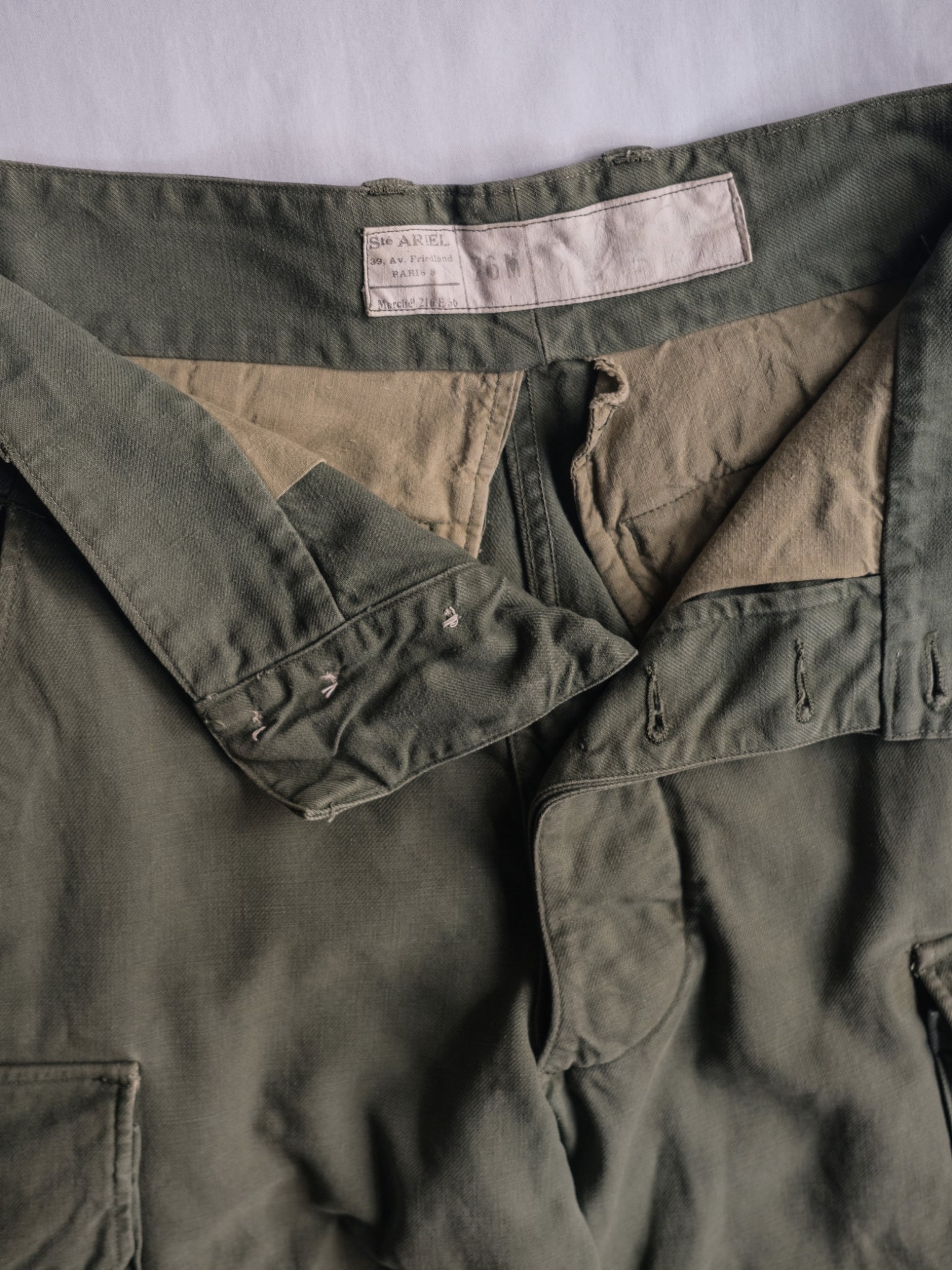 1950's French Army M-47 Trousers  / 法國軍用 M-47 長褲