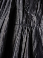 1890-1900’s French Glazed Indigo Linen “ Biaude ” / 法國釉面靛藍亞麻罩衫