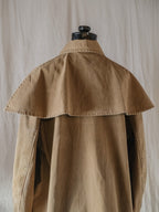 1960’s French Police Cap Line Canvas Coat / 法國警用帆布斗篷外套