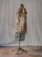 1960’s French Police Cap Line Canvas Coat / 法國警用帆布斗篷外套