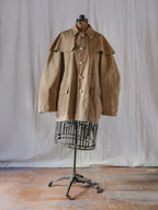 1960’s French Police Cap Line Canvas Coat / 法國警用帆布斗篷外套