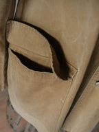 1960’s French Police Cap Line Canvas Coat / 法國警用帆布斗篷外套