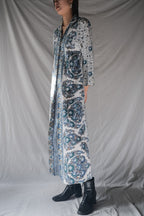 1970’s Floral Print Full Zipper Dress / 印花全拉鍊連身裙