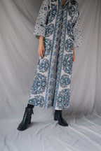 1970’s Floral Print Full Zipper Dress / 印花全拉鍊連身裙