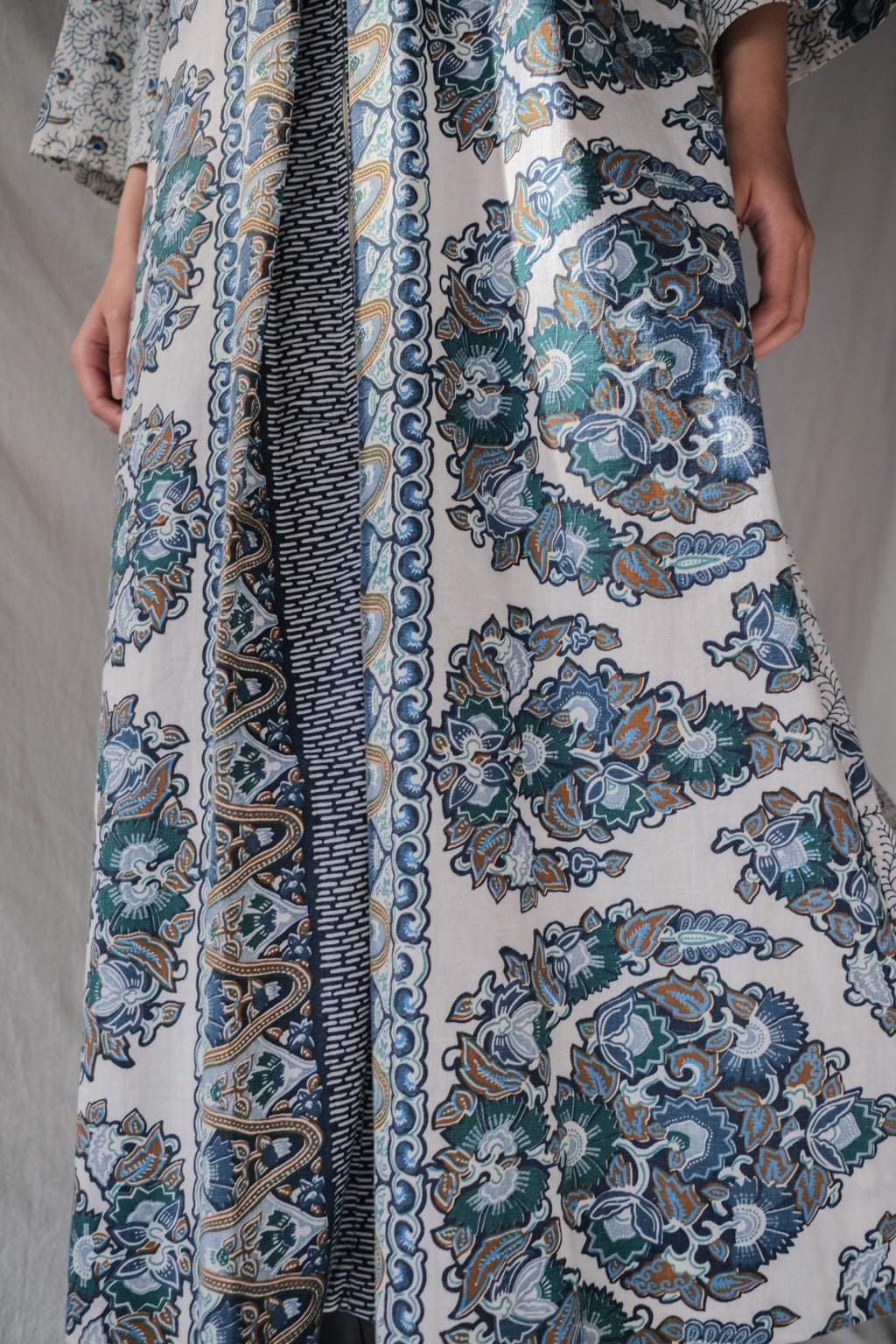 1970’s Floral Print Full Zipper Dress / 印花全拉鍊連身裙