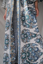 1970’s Floral Print Full Zipper Dress / 印花全拉鍊連身裙