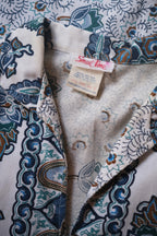 1970’s Floral Print Full Zipper Dress / 印花全拉鍊連身裙