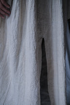 1950-1960's African Sahara Gandoura Hand Woven Raw Cotton / African Sahara Hand Woven Raw Cotton Sweater