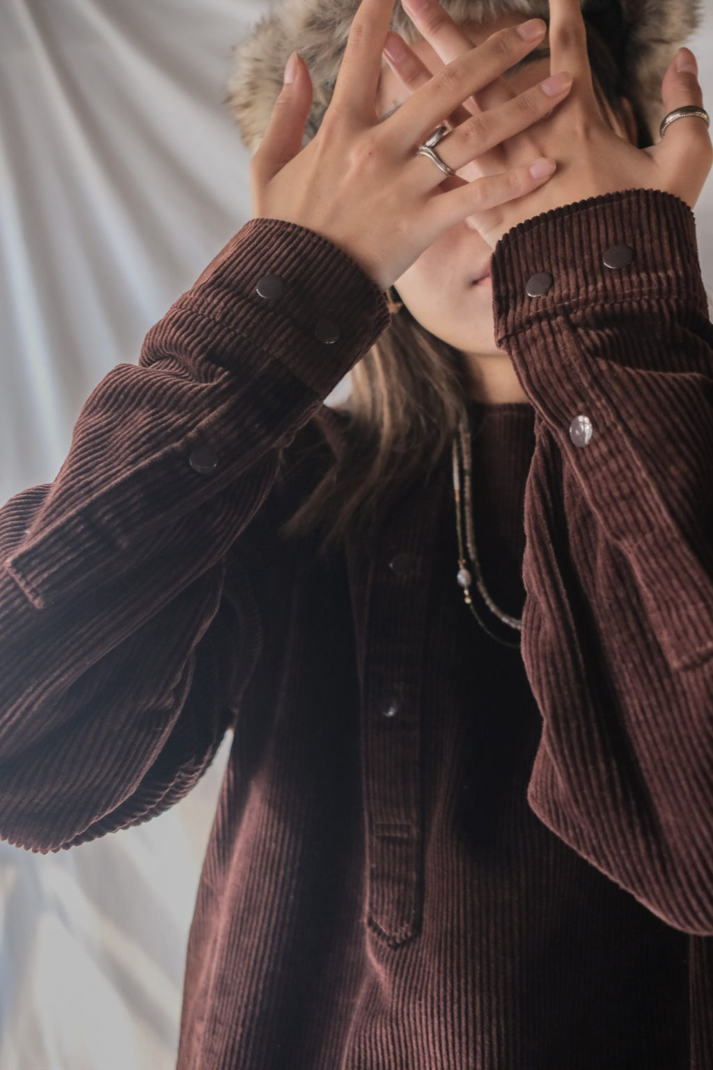 1970’s Europe Corduroy Tunic / 歐洲燈芯絨束腰上衣