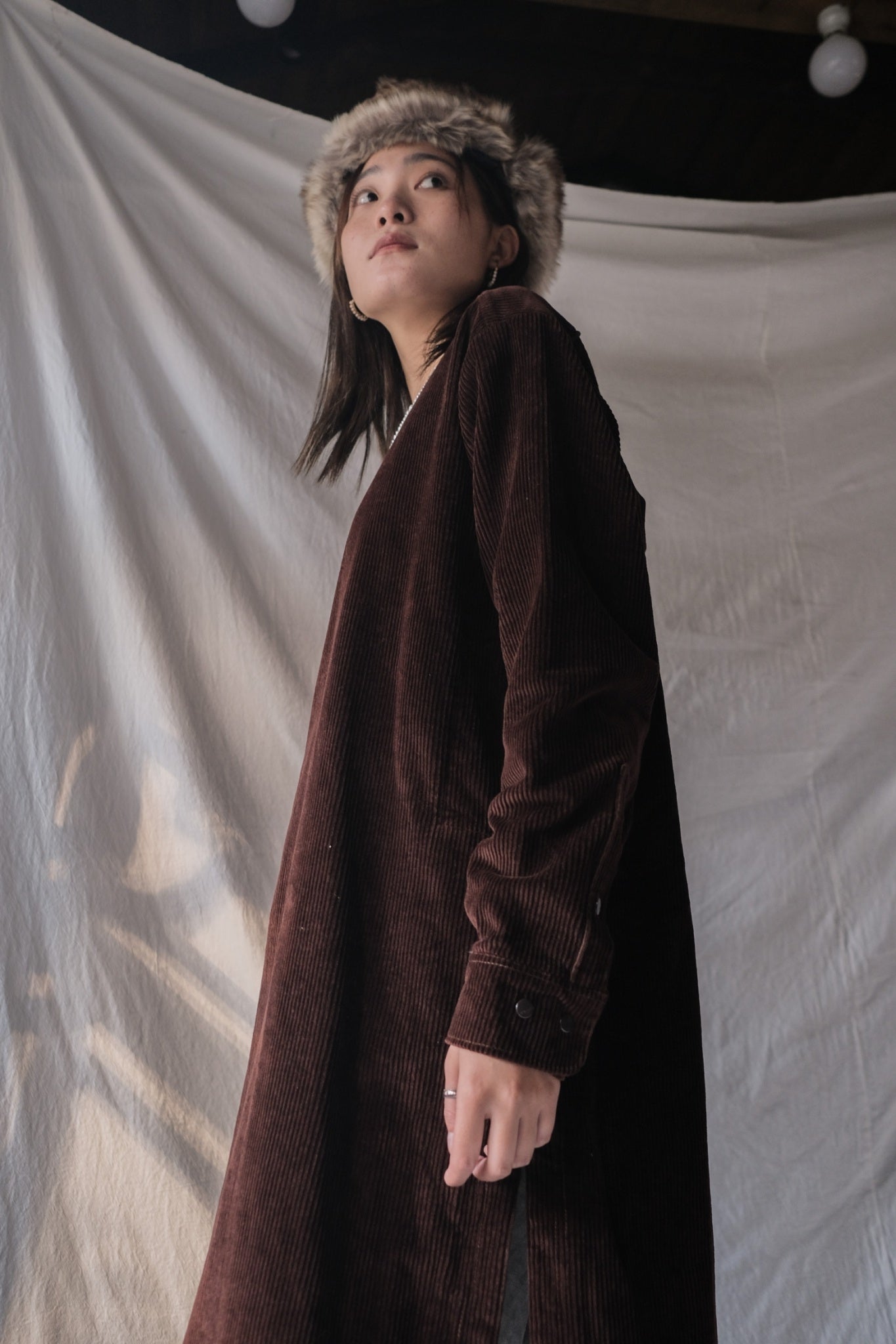 1970’s Europe Corduroy Tunic / 歐洲燈芯絨束腰上衣