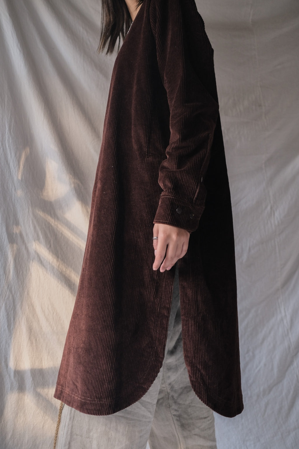 1970’s Europe Corduroy Tunic / 歐洲燈芯絨束腰上衣