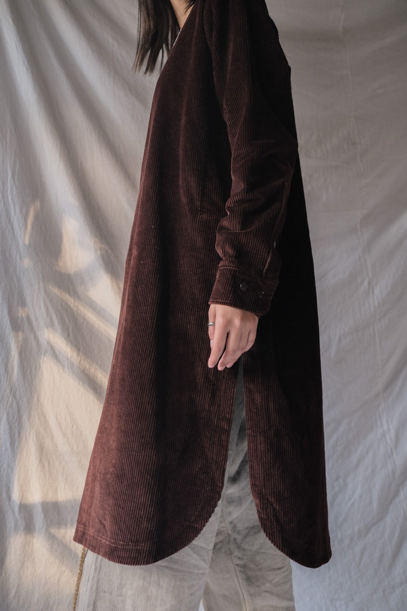 1970’s Europe Corduroy Tunic / 歐洲燈芯絨束腰上衣