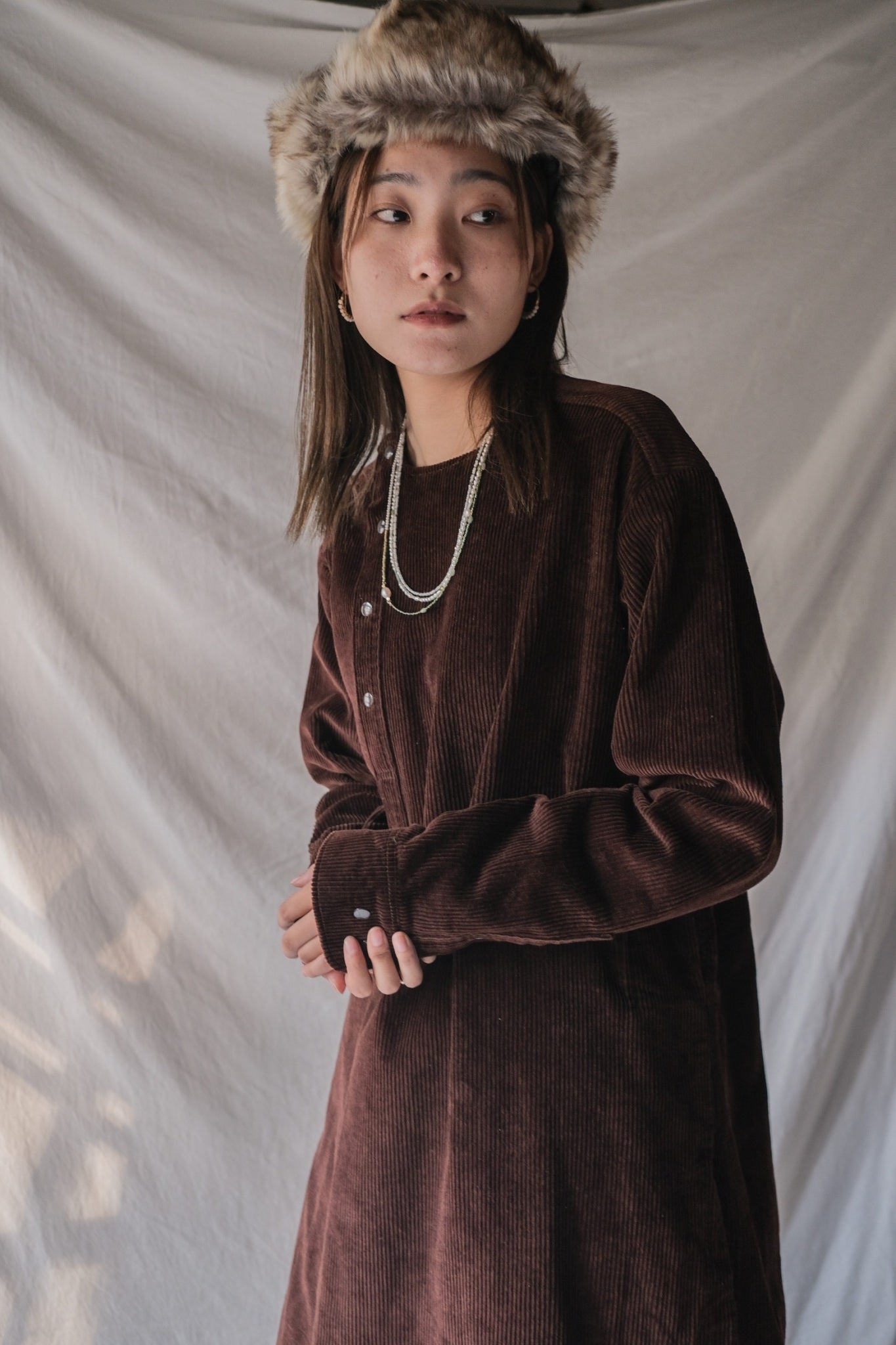 1970’s Europe Corduroy Tunic / 歐洲燈芯絨束腰上衣