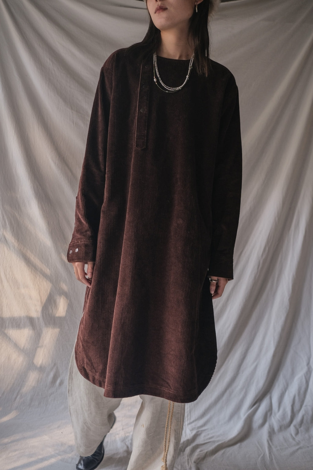 1970’s Europe Corduroy Tunic / 歐洲燈芯絨束腰上衣