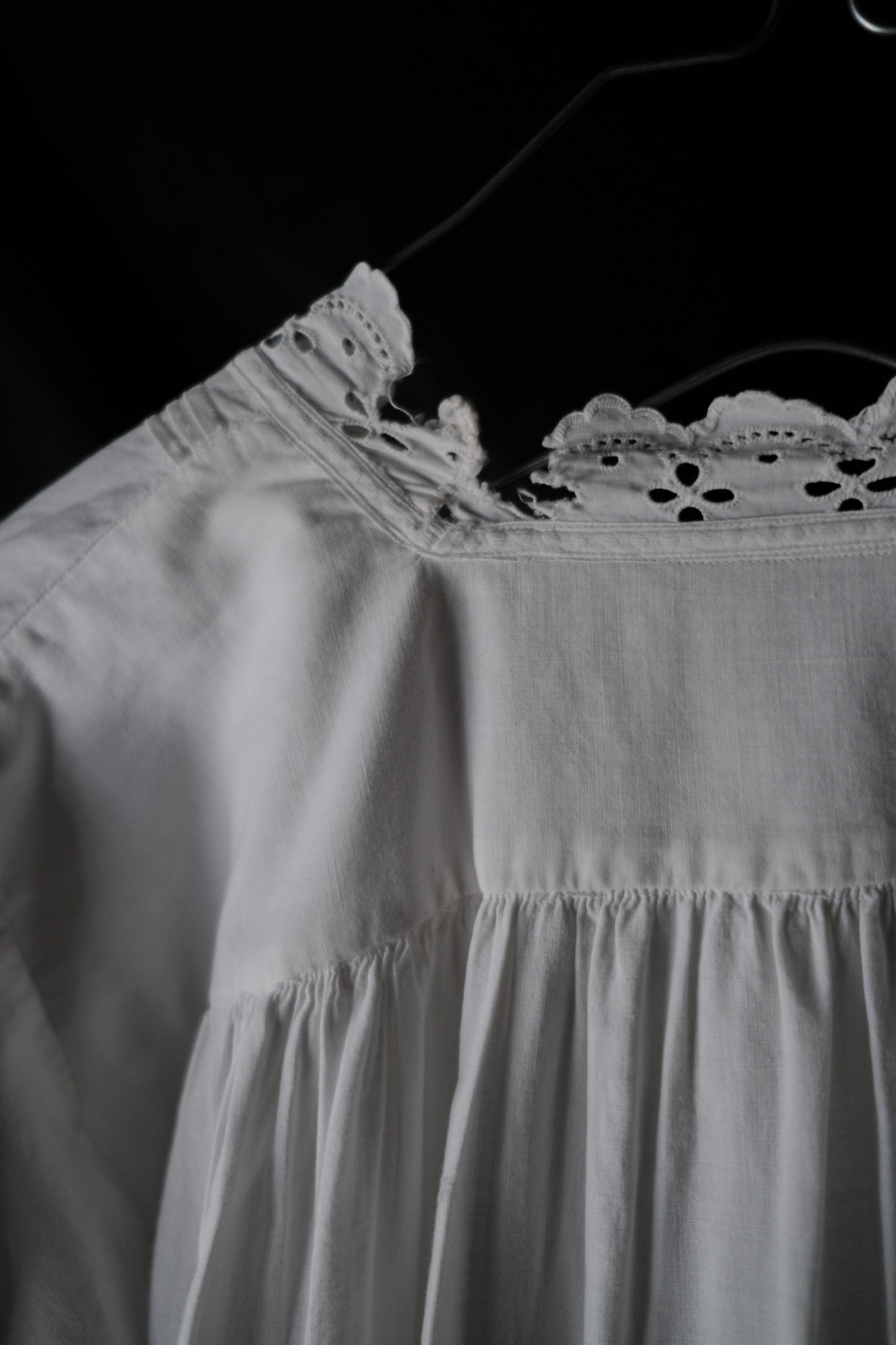 1910-1920’s French Lace Night Dress / 法國蕾絲睡衣洋裝
