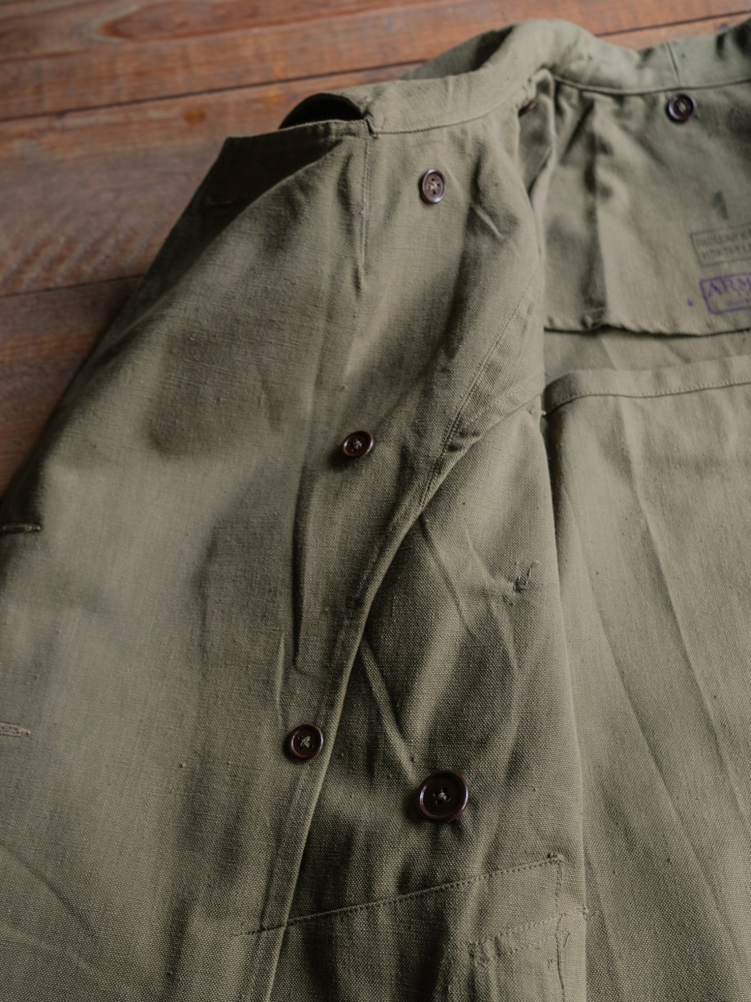 1950’s French Army M38 Motor-rider Jacket 3rd Pattern / 法國陸軍 M38 機車騎士夾克第三版 後期型