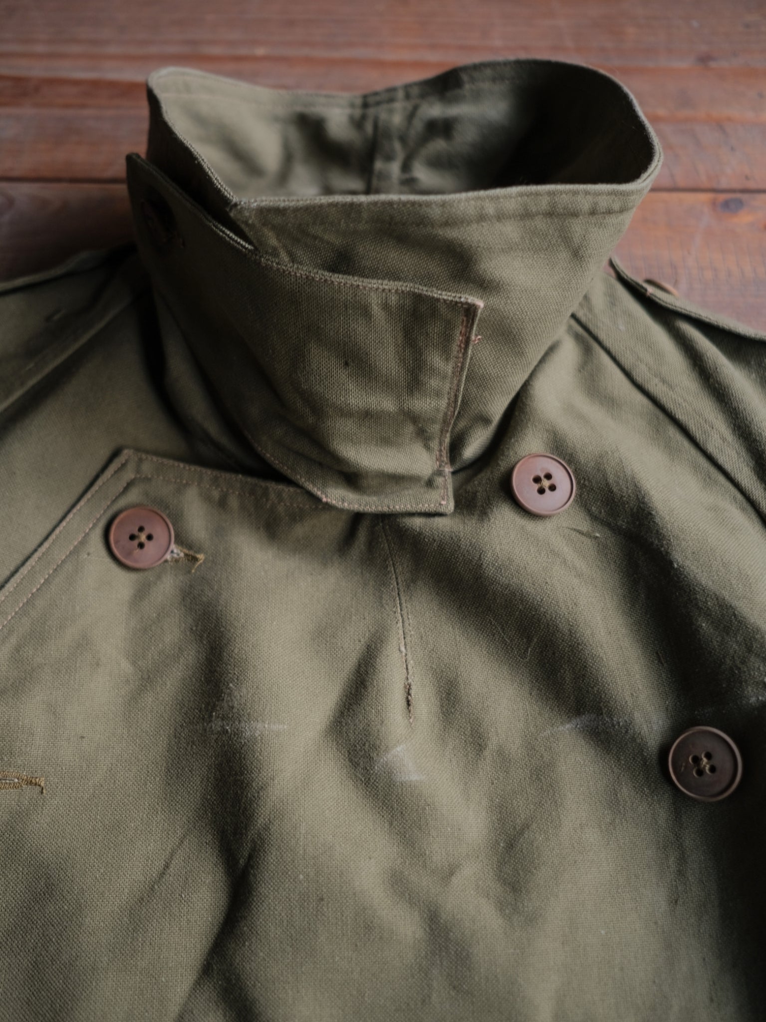 1940-1950’s French Army M38 Motor-rider Jacket 2nd Pattern / 法國陸軍 M38 機車騎士夾克第二版 中期型