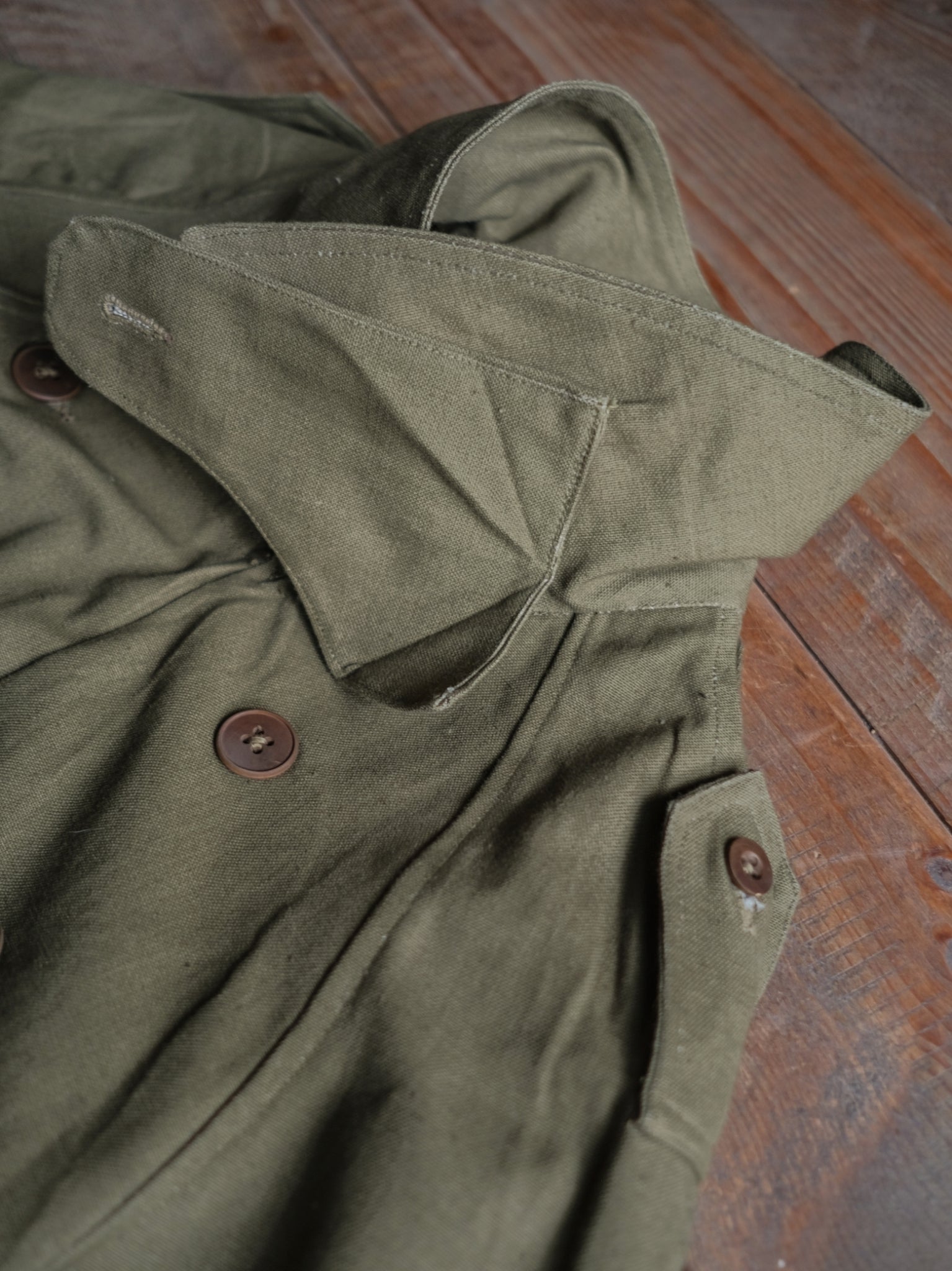 1940-1950’s French Army M38 Motor-rider Jacket 2nd Pattern / 法國陸軍 M38 機車騎士夾克第二版 中期型（Dead Stock with Tag）