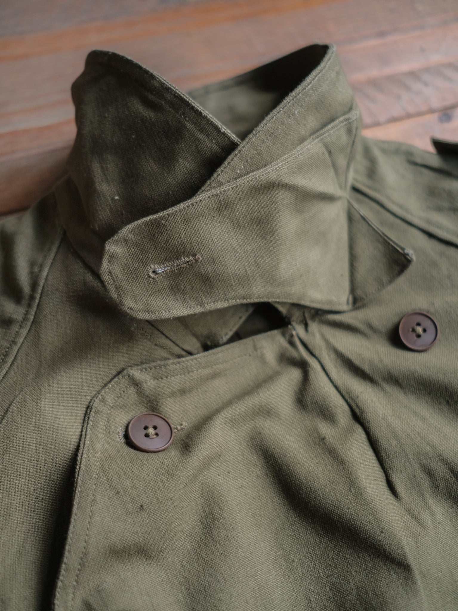 1940-1950’s French Army M38 Motor-rider Jacket 2nd Pattern / 法國陸軍 M38 機車騎士夾克第二版 中期型（Dead Stock with Tag）