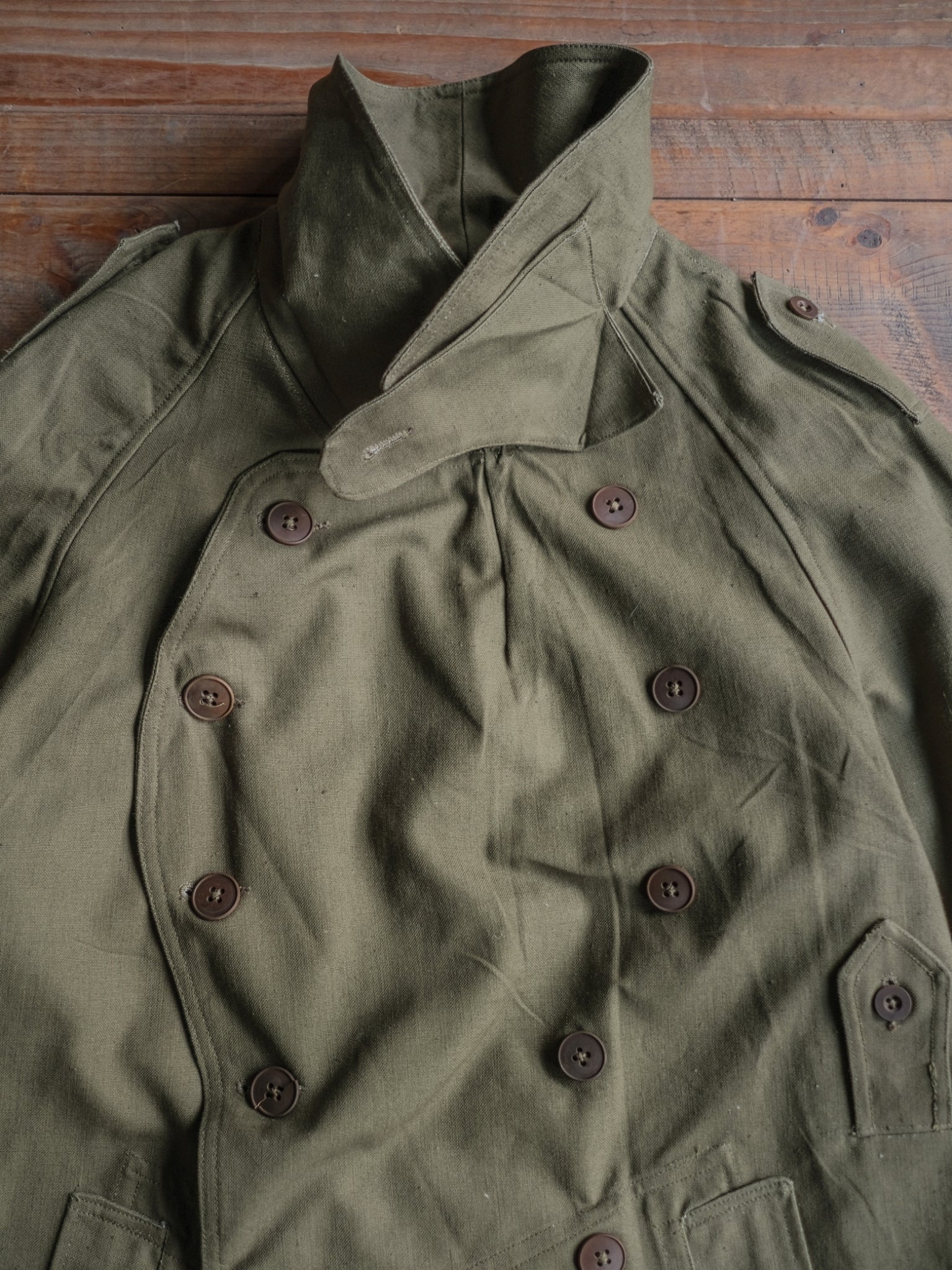 1940-1950’s French Army M38 Motor-rider Jacket 2nd Pattern / 法國陸軍 M38 機車騎士夾克第二版 中期型（Dead Stock with Tag）