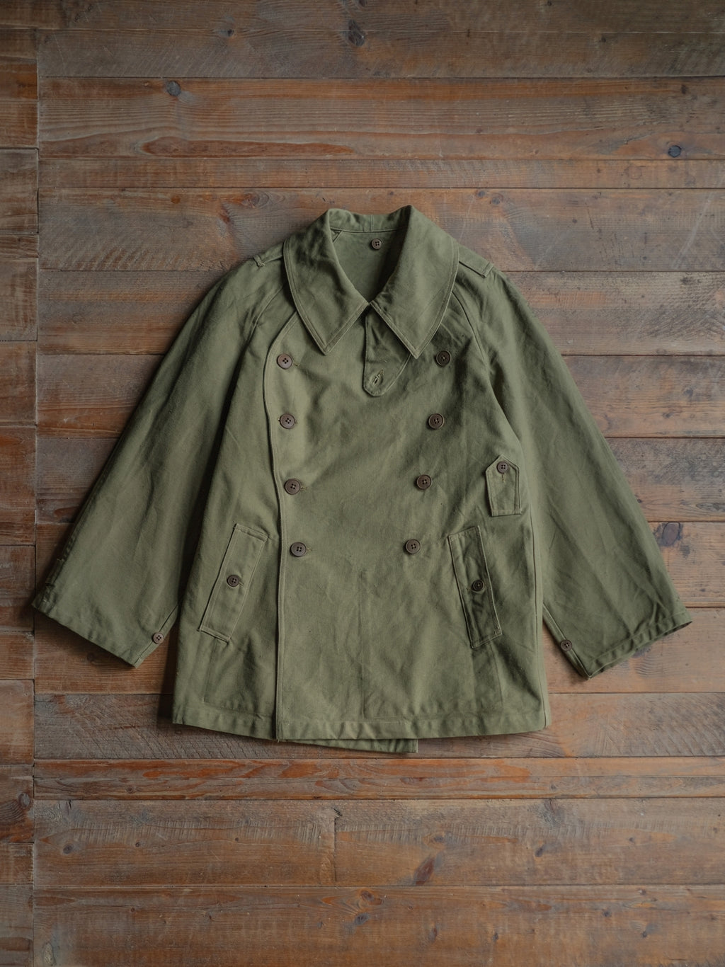 1950's French Army M38 Motor-rider Jacket 2nd Pattern "RF" Stencil / French Army M38 Motor-rider Jacket 2nd Pattern "RF" Stencil