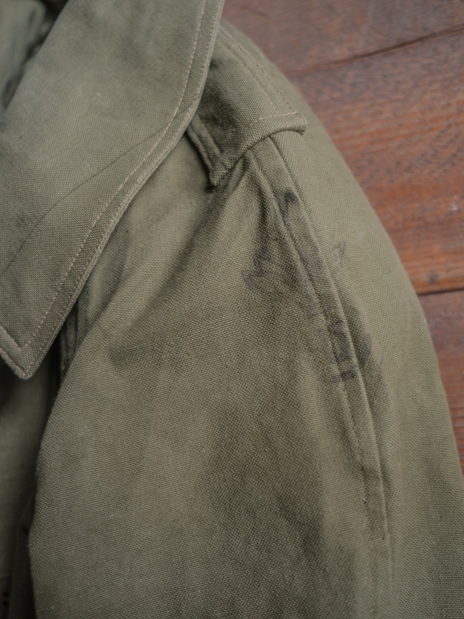 1950's French Army M38 Motor-rider Jacket 2nd Pattern "RF" Stencil / French Army M38 Motor-rider Jacket 2nd Pattern "RF" Stencil