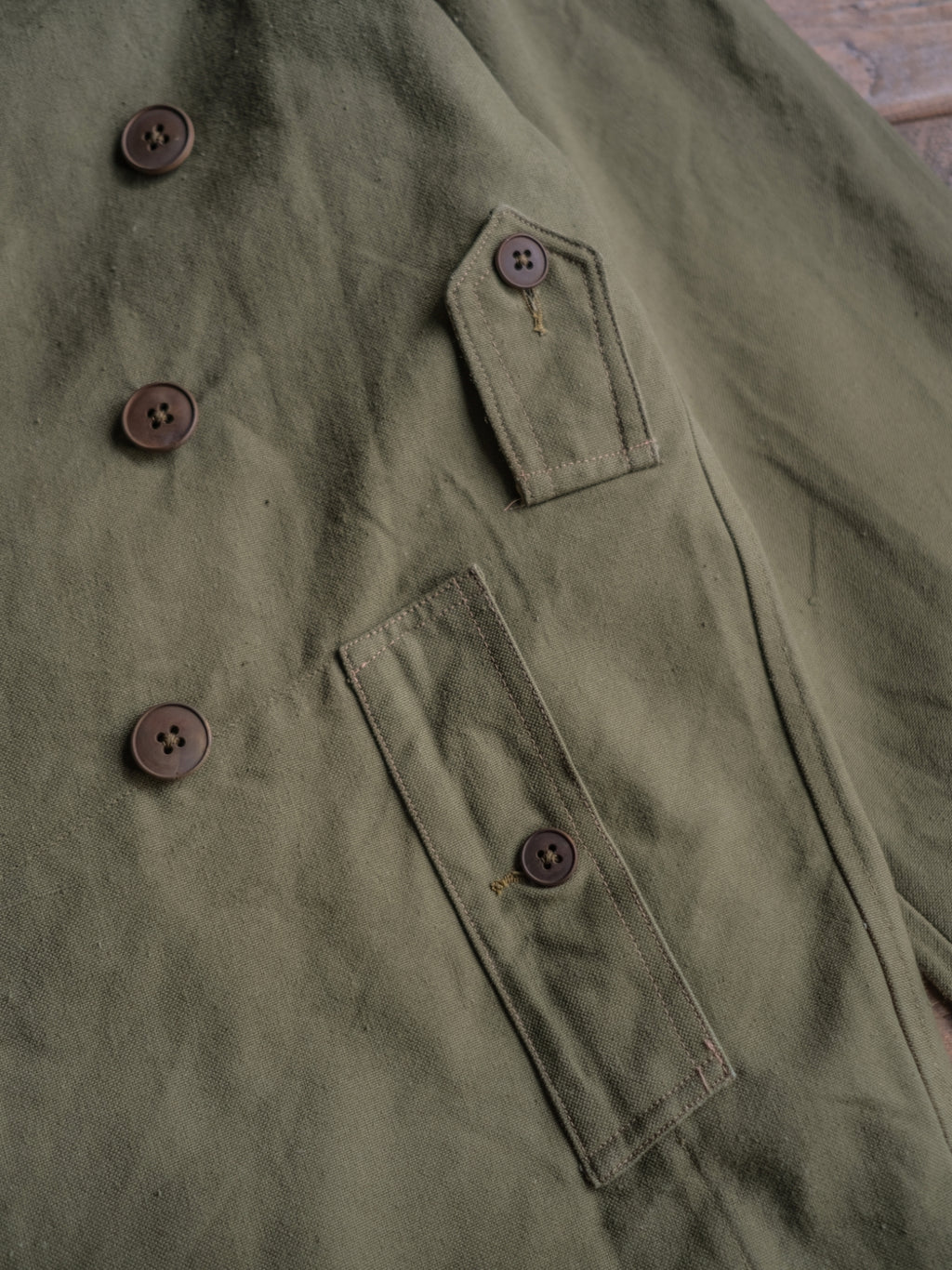 1950's French Army M38 Motor-rider Jacket 2nd Pattern "RF" Stencil / French Army M38 Motor-rider Jacket 2nd Pattern "RF" Stencil