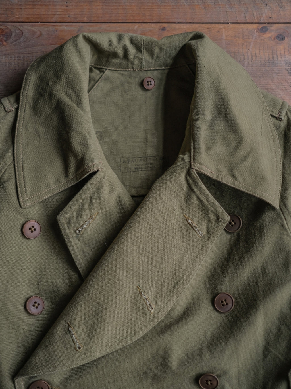1950's French Army M38 Motor-rider Jacket 2nd Pattern "RF" Stencil / French Army M38 Motor-rider Jacket 2nd Pattern "RF" Stencil