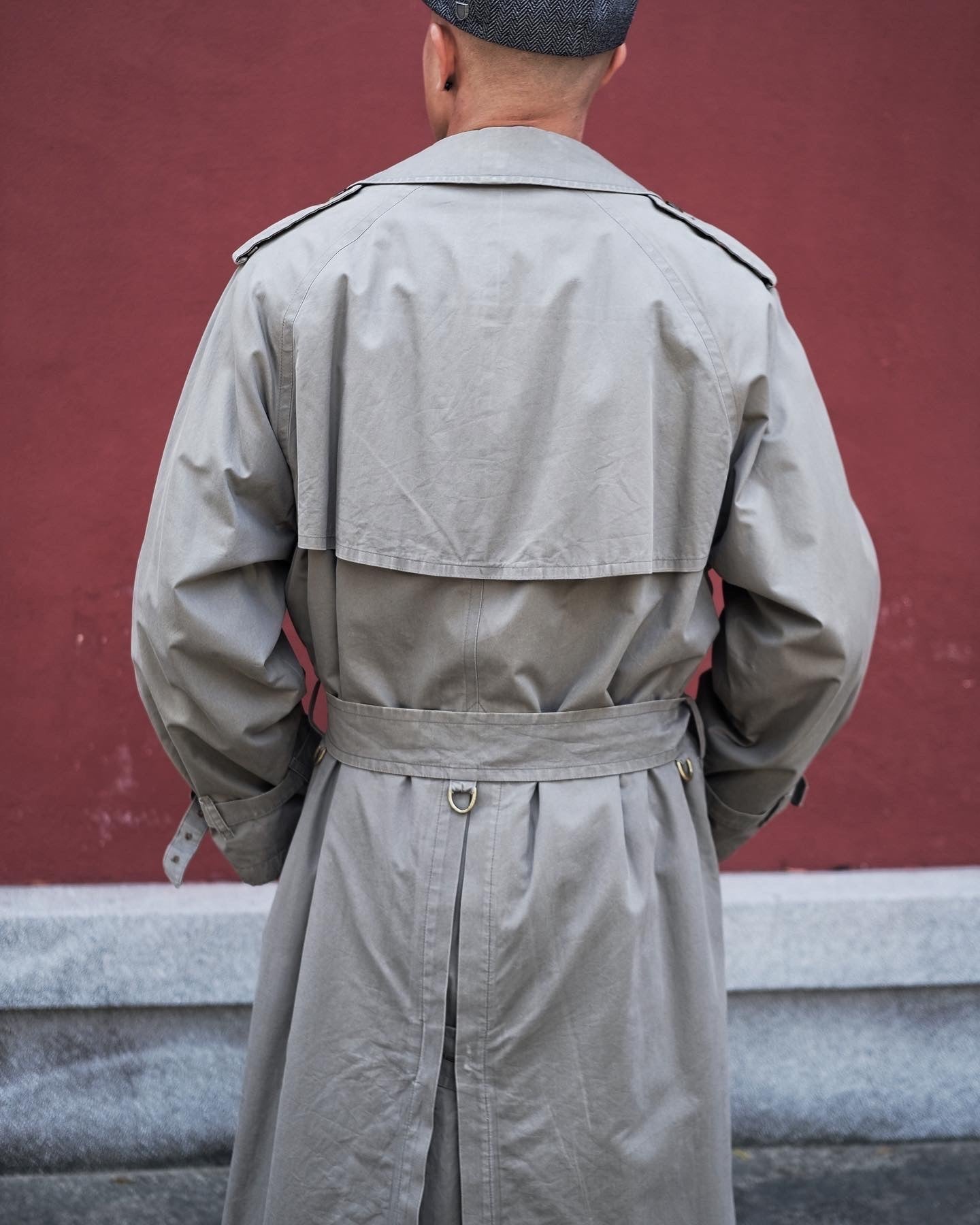 1980's Burberry Coat for Man Burberrys / Men's wool coat 