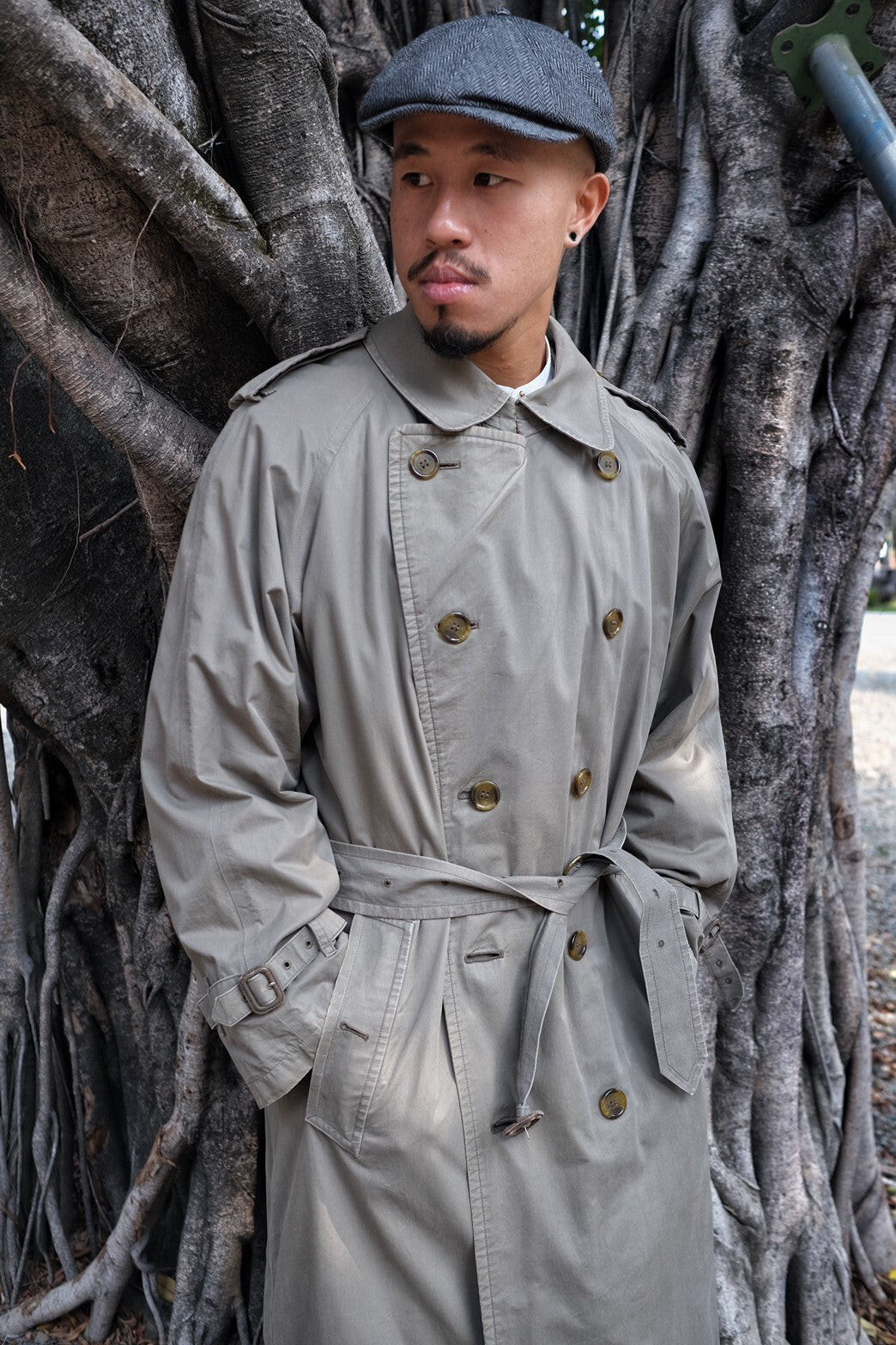 1980's Burberry Coat for Man Burberrys / Men's wool coat 
