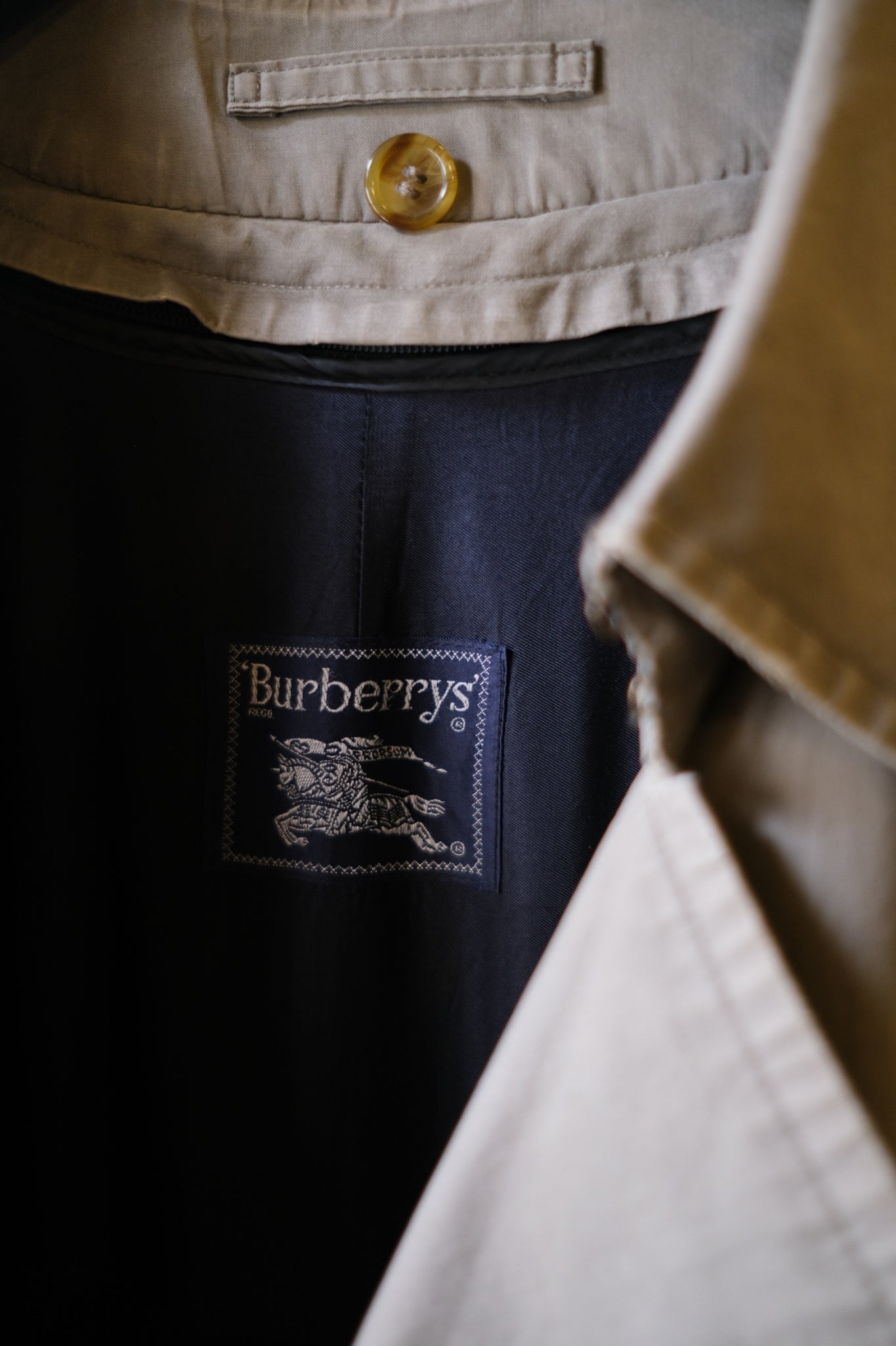 1980's Burberry Coat for Man Burberrys / Men's wool coat 