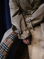 1990's Burberry Women's W-Trench Coat Burberrys / 女性風衣
