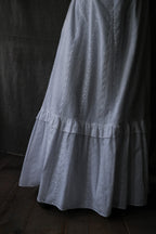 1980's Lace Jacquard Maxi Dress