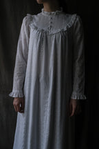 1980's Lace Jacquard Maxi Dress