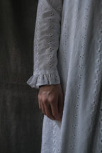 1980's Lace Jacquard Maxi Dress