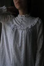 1980's Lace Jacquard Maxi Dress
