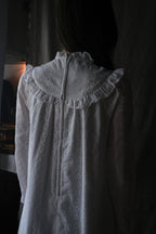 1980's Lace Jacquard Maxi Dress