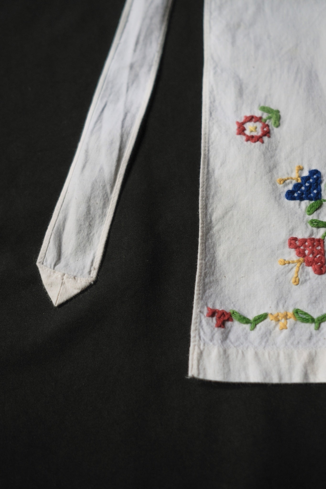 Vintage Portuguese Embroidered Apron / 葡萄牙刺繡圍裙