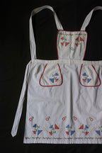Vintage Portuguese Embroidered Apron / 葡萄牙刺繡圍裙