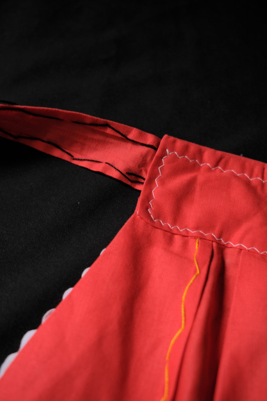 Vintage Portuguese Embroidered Apron / 葡萄牙刺繡圍裙